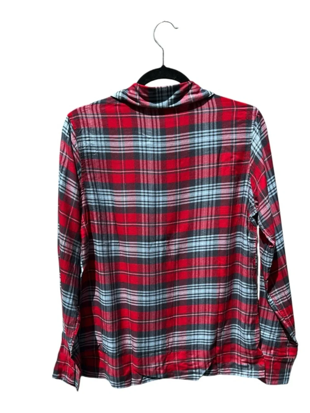🌻NEW w/tag PJ Salvage Plaid Lightweight Button-Up Shirt Size Small - Picture 8 of 12